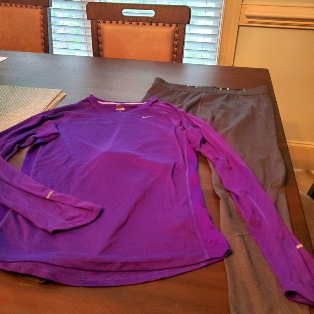 Cold Weather Base Layer Nike Set, Medium